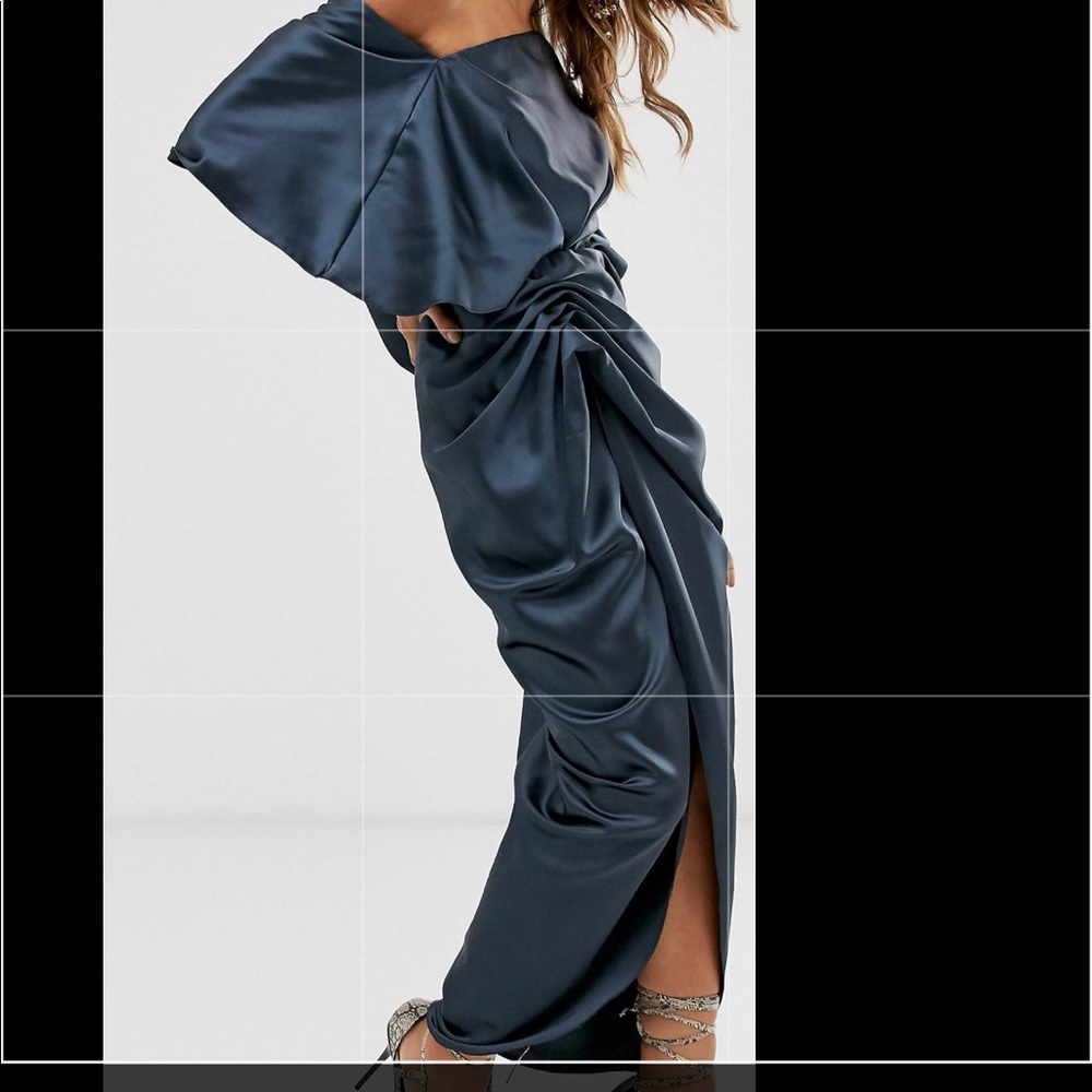 ASOS asymmetrical evening dress